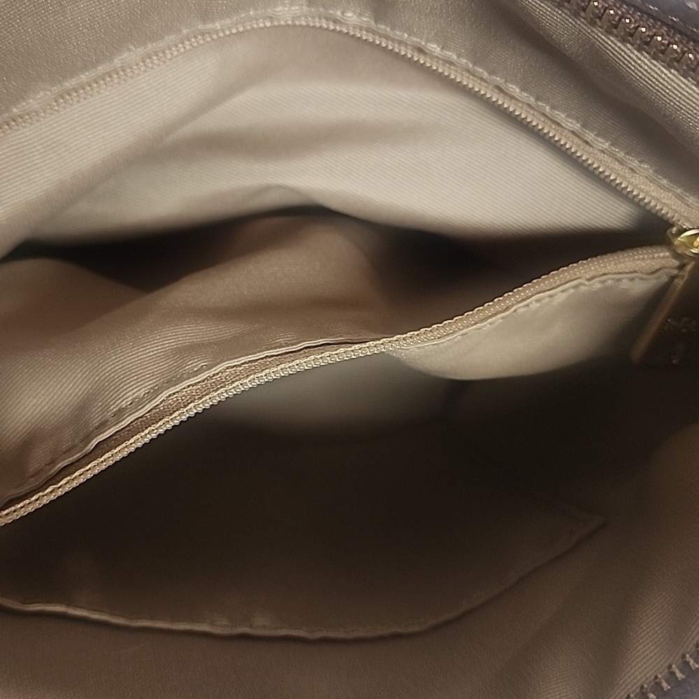 Lauren Ralph Lauren Leather Brown Fringe Crossbody Hobo Saddle Shoulder Bag - Picture 6 of 12